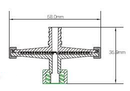 High Flow Rate Pre-head Filter Drawing